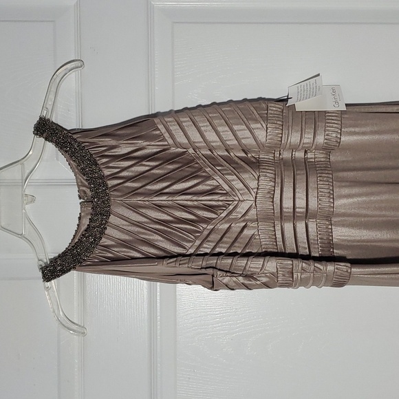 NEW Calvin Klein Wedding Party Mother of Bride Maxi Dress Size 14 - Picture 6 of 16